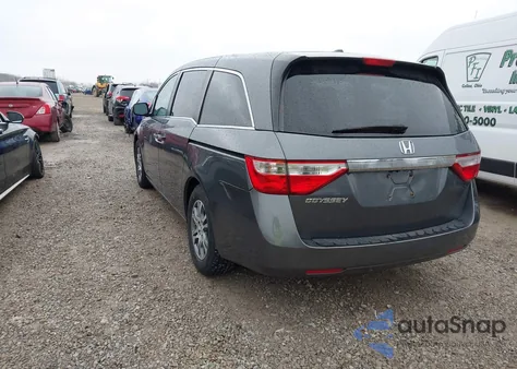2012 Honda Odyssey Ex-L from USA, damaged, VIN 5FNRL5H68CB091707